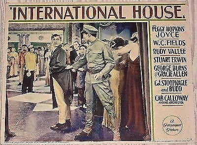 Discounted 69! International House '33 Lc ~ W.c. Fields ~ Burns & Allen! ~ Rare!