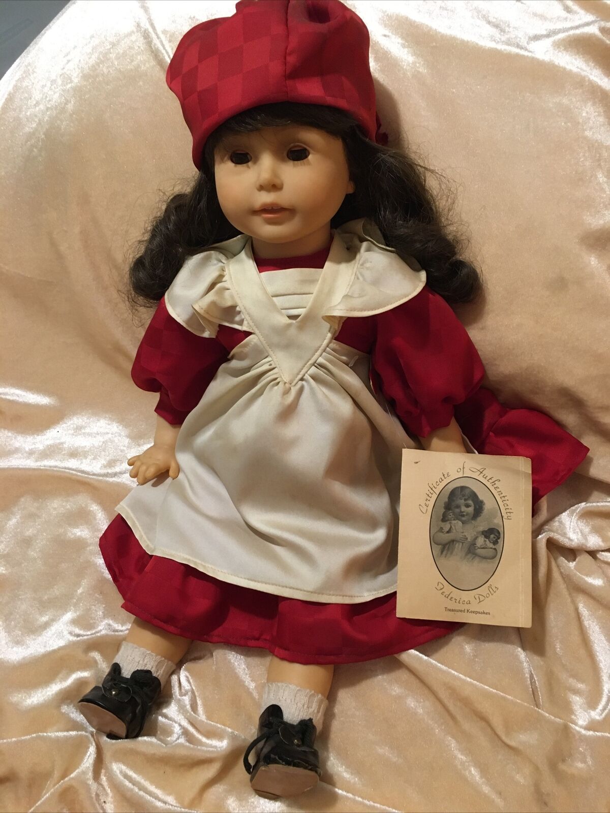 Vintage 1986 Fedrica Doll # 133 Natasha Made In West Germany 21”